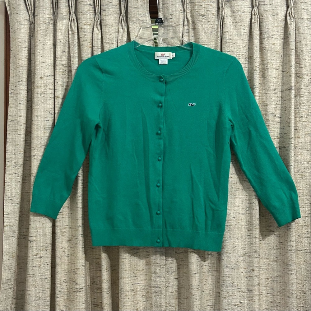 Vineyard Vines Casey Button Front Cardigan - Medium